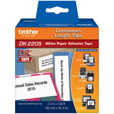 Etiqueta Brother 62mmx30,48m DK-2205 - Impressorajato