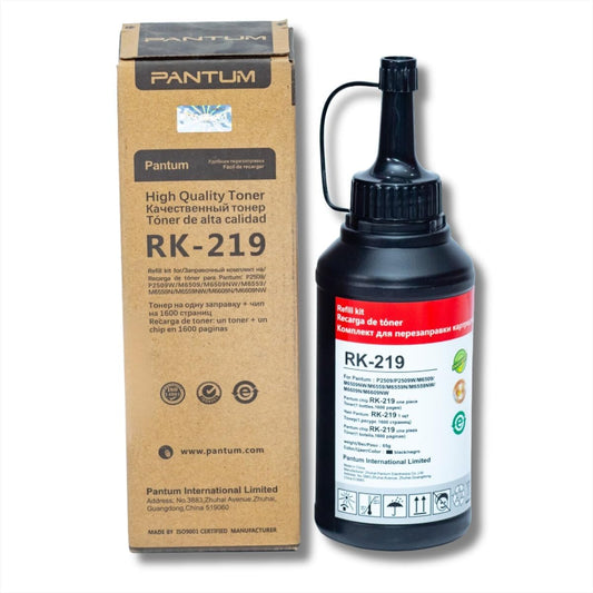 Refil Toner RK-219 Mono Original para Pantum P2509W M6559NW