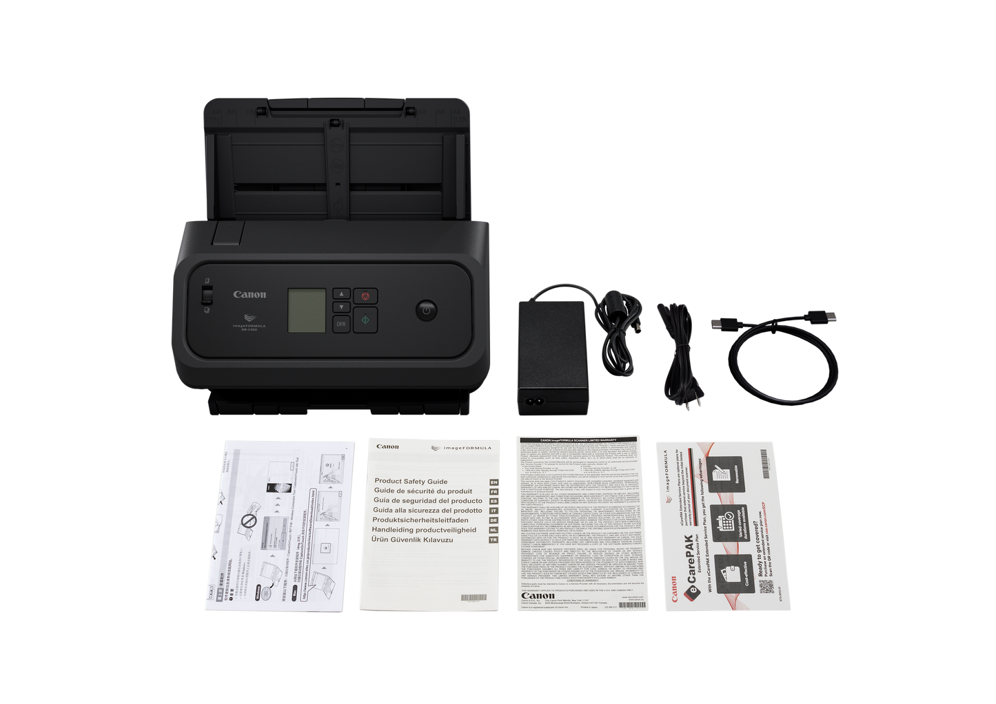 Scanner de Mesa Canon DR-C350 33ppm