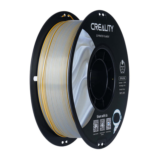 Filamento 3D Creality CR-Silk Dourado e Prateado (Golden & Silver) 1.75mm 1kg