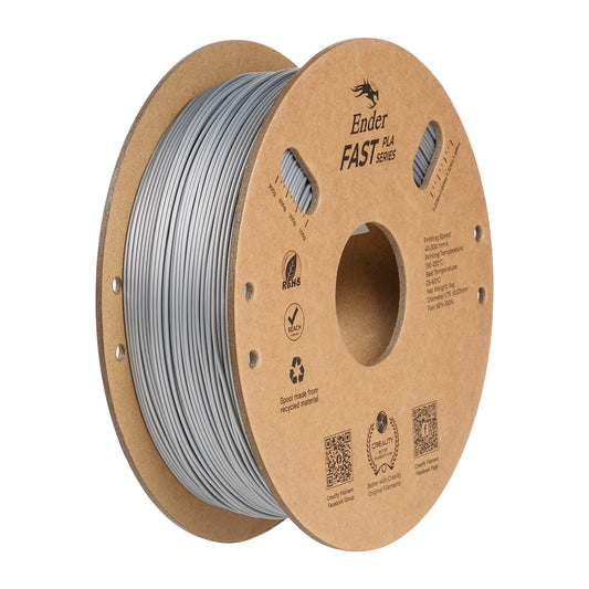 Filamento 3D Creality Ender Fast PLA 1,75mm 1Kg Prata