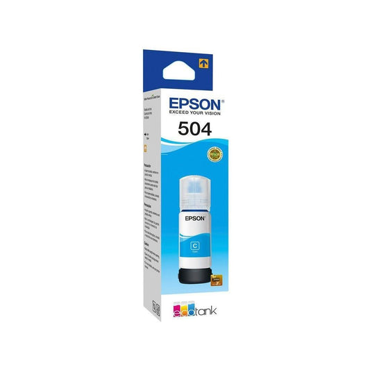 Refil de Tinta Epson T504220 Ciano para L4260 L14150 L6270 - Impressorajato
