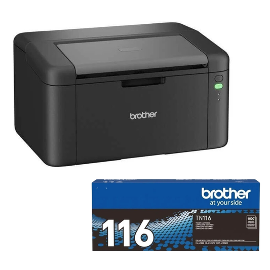 Kit Impressora Brother Laser Monocromática HL-1232W Laser 127V Com Toner TN116