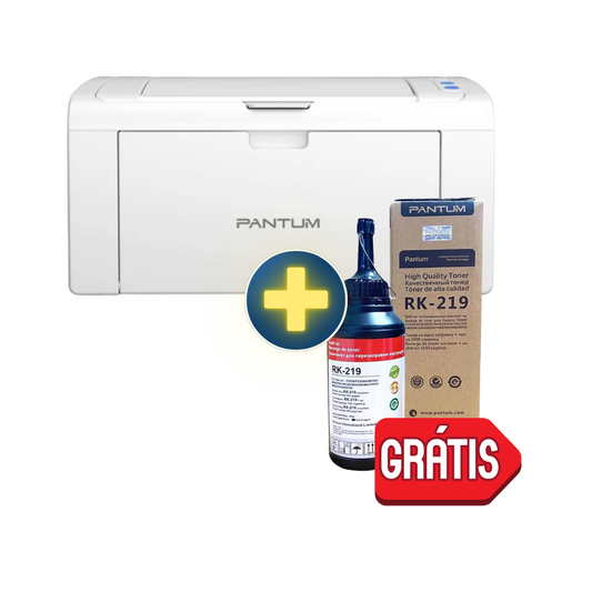 Impressora Pantum P2509W + 1 Refil Toner RK219 (Grátis)