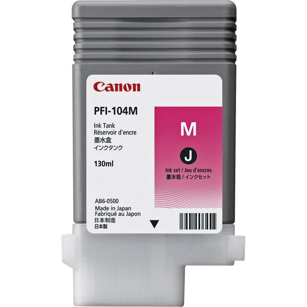 Cartucho de tinta Canon PFI 104 M Magenta