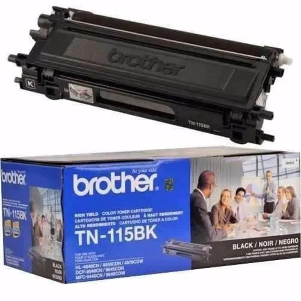 Toner Brother TN-115BK Preto Original - Impressorajato