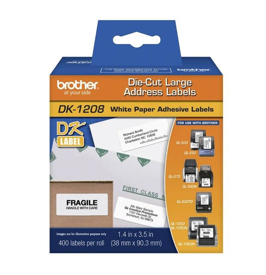 Etiqueta Brother 38mmx90mm DK-1208 - Impressorajato