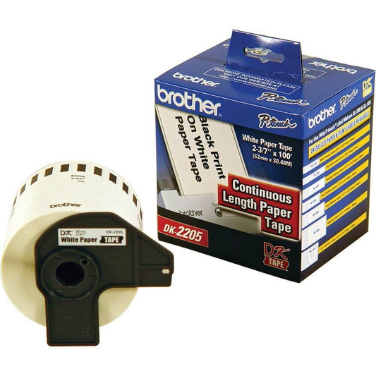 Etiqueta Brother 62mmx30,48m DK-2205 - Impressorajato