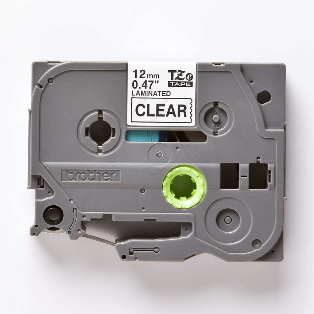 Fita Brother TZE-131 12mm Preto/Transparente - Impressorajato
