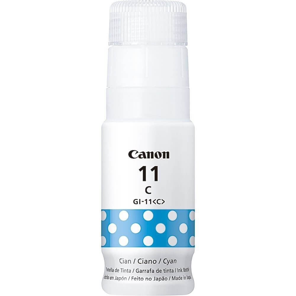 Refil de Tinta Canon GI-11C Ciano Original 70ml - Impressorajato