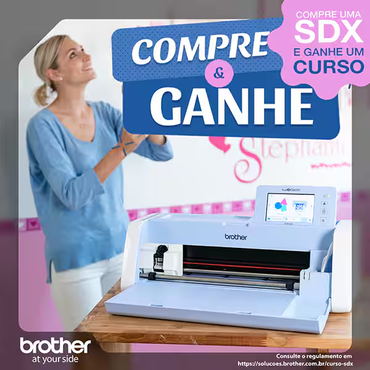 Máquina de Recorte Brother SDX125 220V + Esteira de recorte CADXMATSTD12 (Grátis)