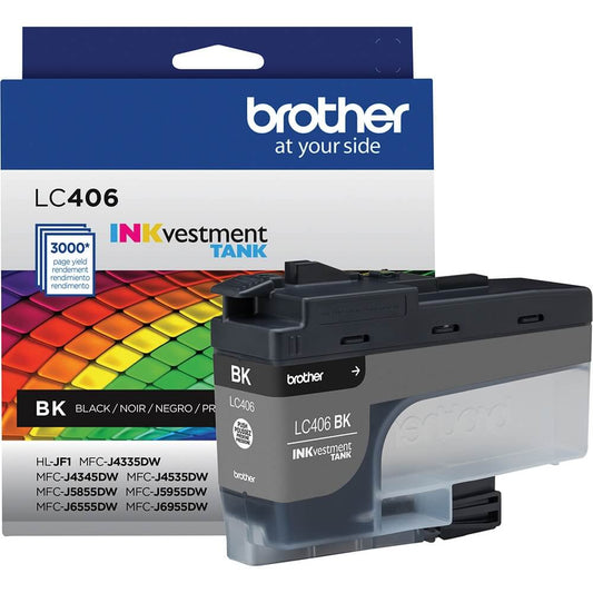 Cartucho de Tinta Brother LC406BKS Preto - Impressorajato