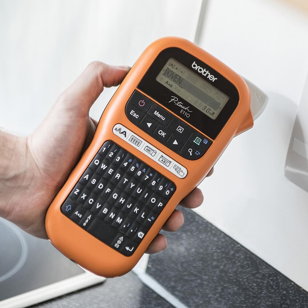 Rotulador Brother PT-E110 Portátil Profissional - Impressorajato