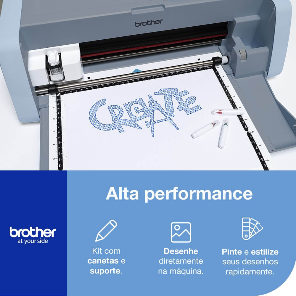 Máquina de Recorte ScanNCut Brother SDX125 220V - Impressorajato