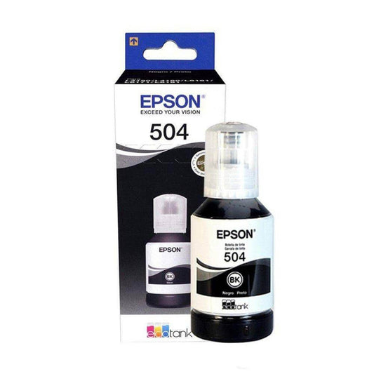 Refil de Tinta Epson T504120 Preto para L4260 L14150 L6270 - Impressorajato
