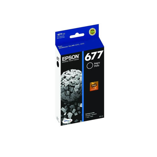 Cartucho Epson 677 T677120 Preto WP 4092 / 4592 - Impressorajato