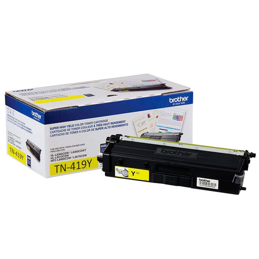 Toner Brother TN-419Y Amarelo Extra Rendimento - Impressorajato