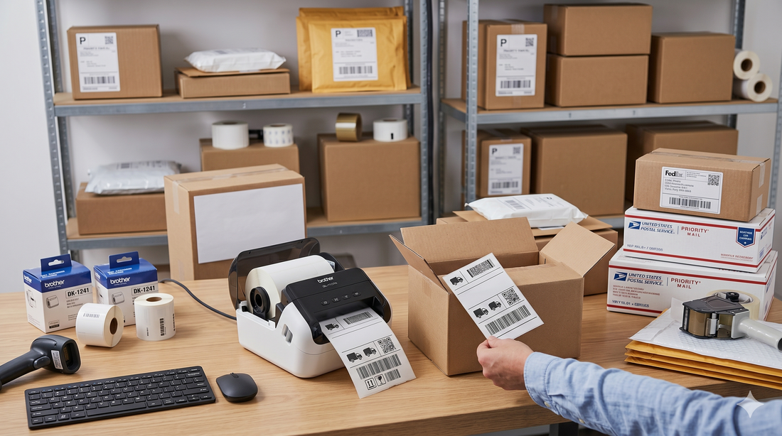 Etiqueta Brother DK-1241: A Solução Perfeita para os Envios do seu E-commerce