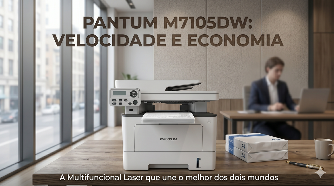 Pantum M7105DW: A Multifuncional Laser que une Velocidade e Economia