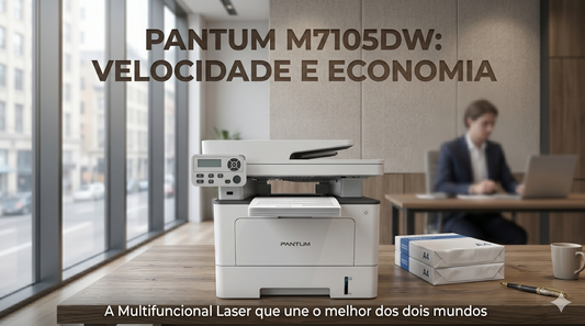Pantum M7105DW: A Multifuncional Laser que une Velocidade e Economia