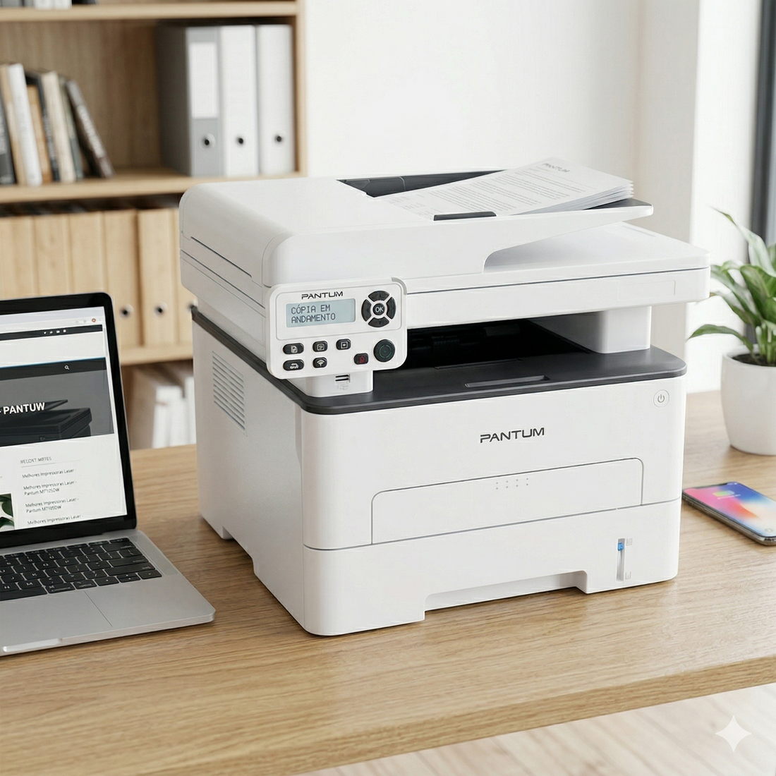 Pantum M7105DW: A Multifuncional Laser que une Velocidade e Economia