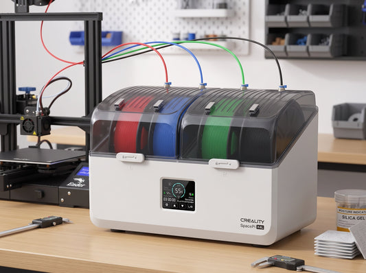 Secador de Filamento Creality Space Pi X4L: Diga Adeus à Humidade em Até 4 Bobinas!