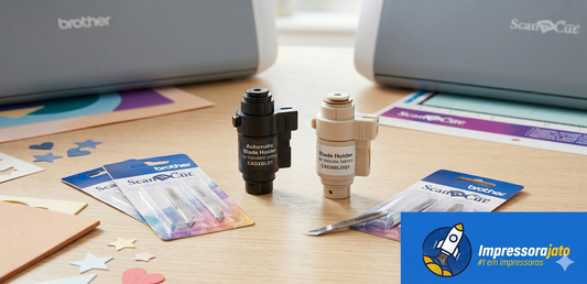 Quer cortes perfeitos na sua ScanNCut? Descubra qual lâmina e suporte usar para cada material, do vinil ao EVA, e economize em seus projetos!