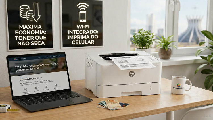 HP 335dw: A Impressora Laser Wi-Fi Duplex Ideal para o Seu Escritório ...