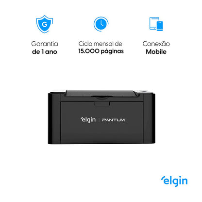 Impressora Laser Pantum Elgin P2500W Wi-Fi 110v