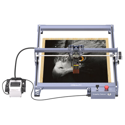 Máquina de Gravação e Corte a Laser Creality Falcon Pro 10W com Rotary Kit para Gravação 360°
