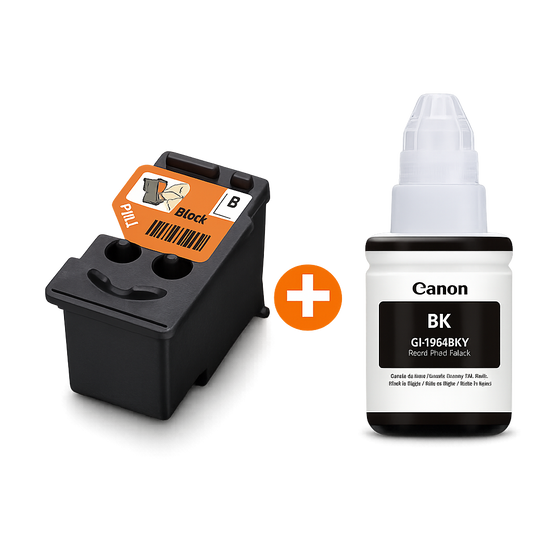 Combo Canon Com Cabeça de Impressão  BH-1 + Refil de Tinta GI-190BK Preto