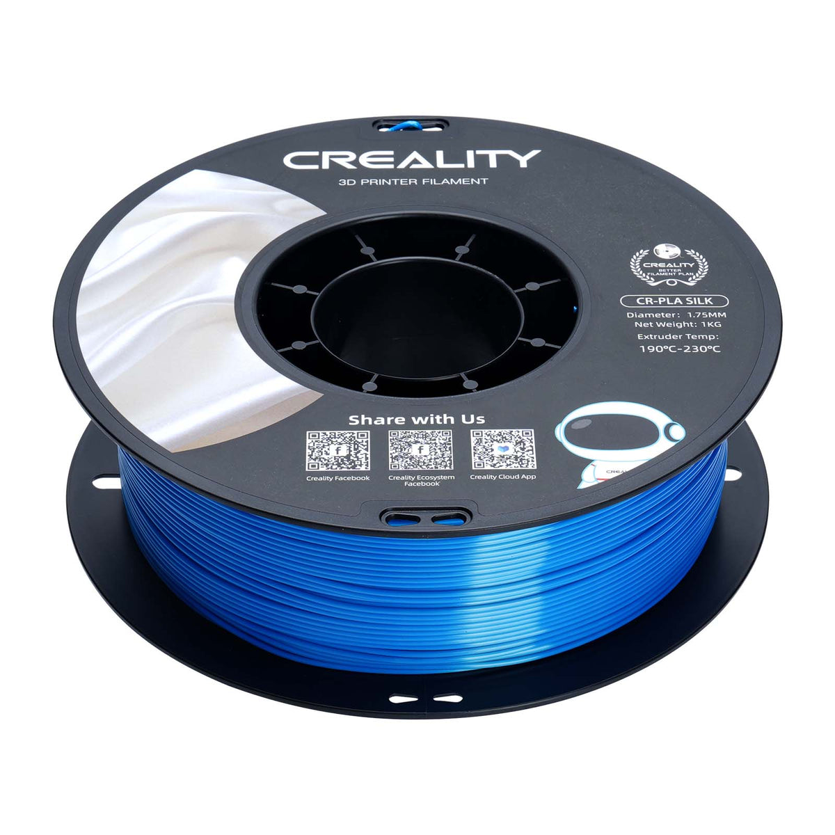 Filamento 3D Creality CR-Silk Azul (Blue) 1.75mm 1kg