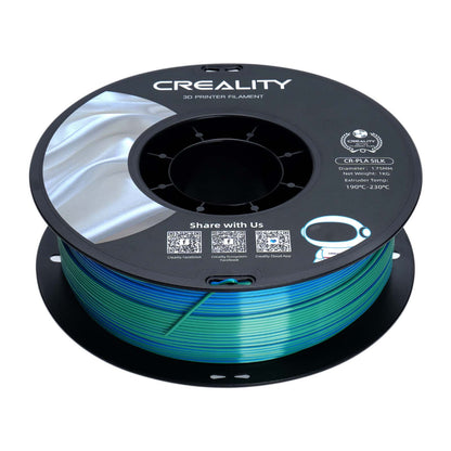 Filamento 3D Creality CR-Silk Azul e Verde (Blue & Green)1.75mm 1kg
