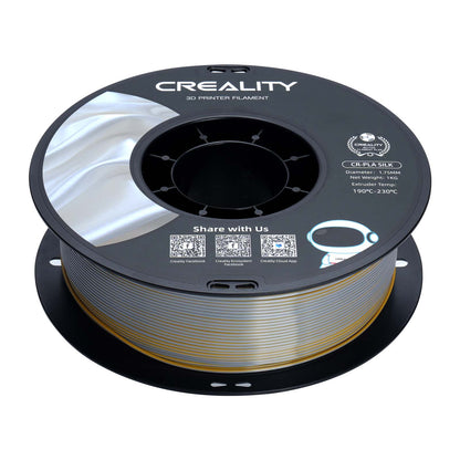Filamento 3D Creality CR-Silk Dourado e Prateado (Golden & Silver) 1.75mm 1kg