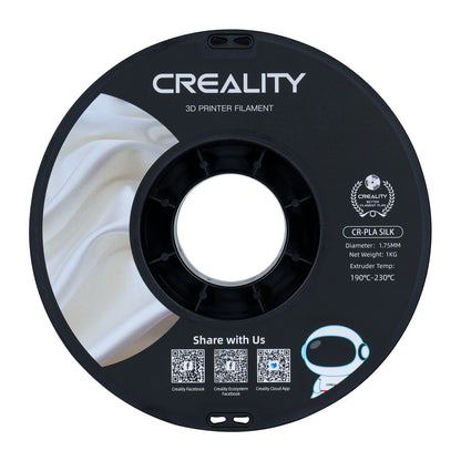 Filamento 3D Creality CR-Silk Prata (Silver) 1.75mm 1kg