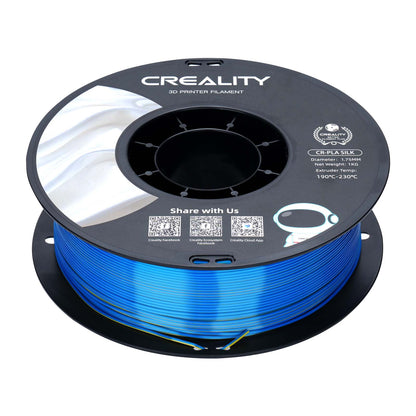 Filamento 3D Creality CR-Silk Amarelo e Azul  (Yellow & Blue) 1.75mm 1kg