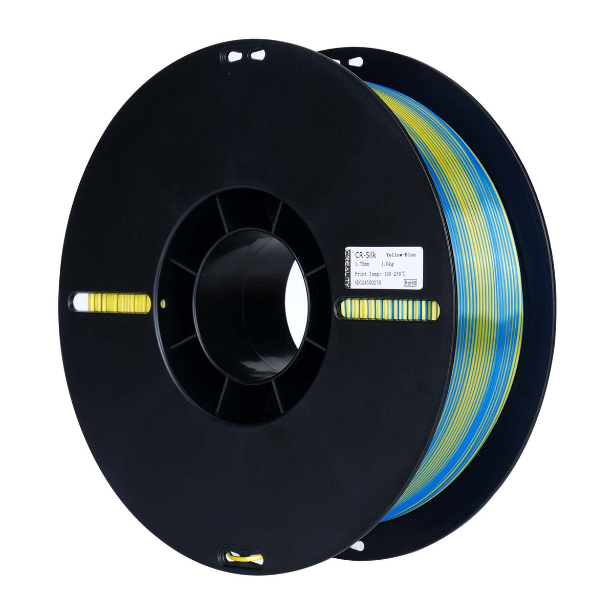 Filamento 3D Creality CR-Silk Amarelo e Azul  (Yellow & Blue) 1.75mm 1kg
