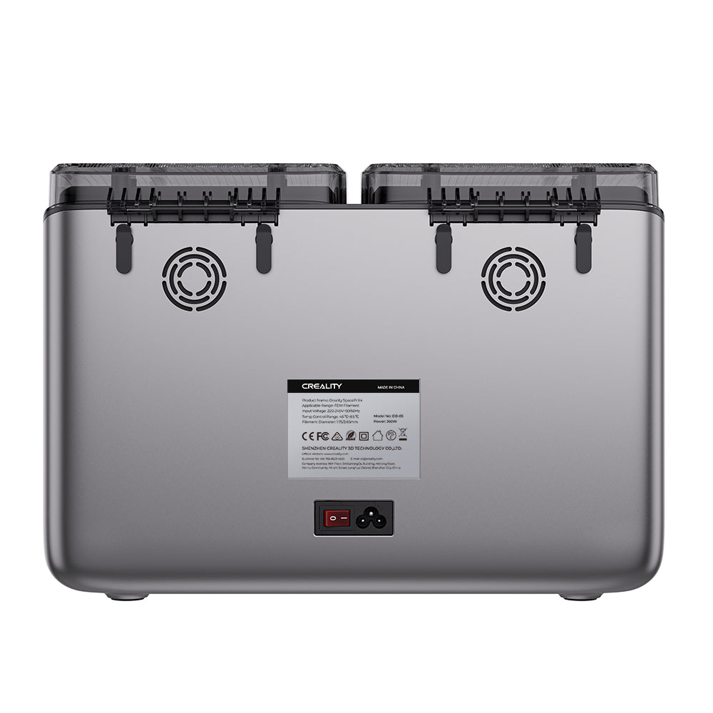 Secador de Filamento Creality SpacePi X4 P/ 4 Bobinas 127V