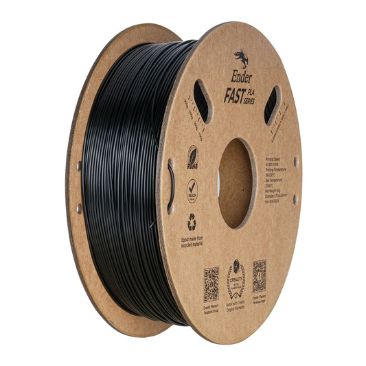 Filamento 3D Creality Ender Fast PLA 1,75mm 1Kg Preto