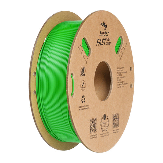 Filamento 3D Creality Ender Fast PLA 1,75mm 1Kg Verde