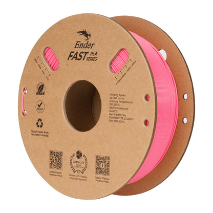 Filamento 3D Creality Ender Fast PLA 1,75mm 1Kg Rosa