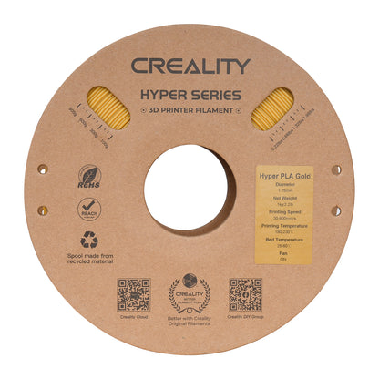 Filamento 3D Creality Hyper PLA 1,75mm 1Kg Dourado