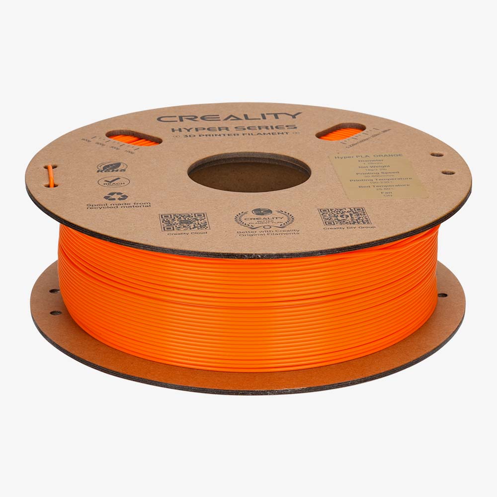 Filamento 3D Creality Hyper PLA 1,75mm 1Kg Laranja