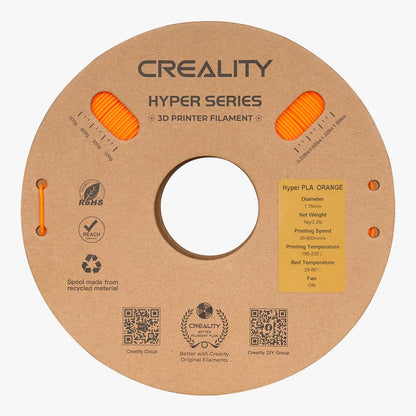 Filamento 3D Creality Hyper PLA 1,75mm 1Kg Laranja