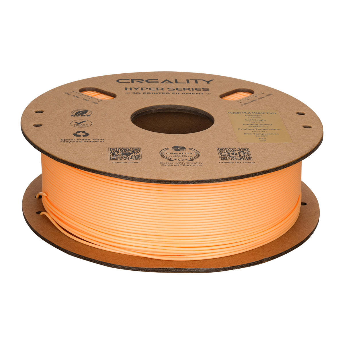 Filamento 3D Creality Hyper PLA 1,75mm 1Kg Rosa Pêssego