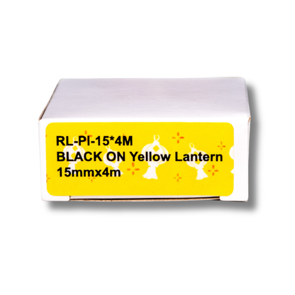 Fita para Rotuladora Pantum PP-110 Amarela Lanterna (15mm x 4m)