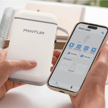 Rotuladora Eletrônica Portátil Pantum PP-110 Térmica Com 3 Rolos de Fitas