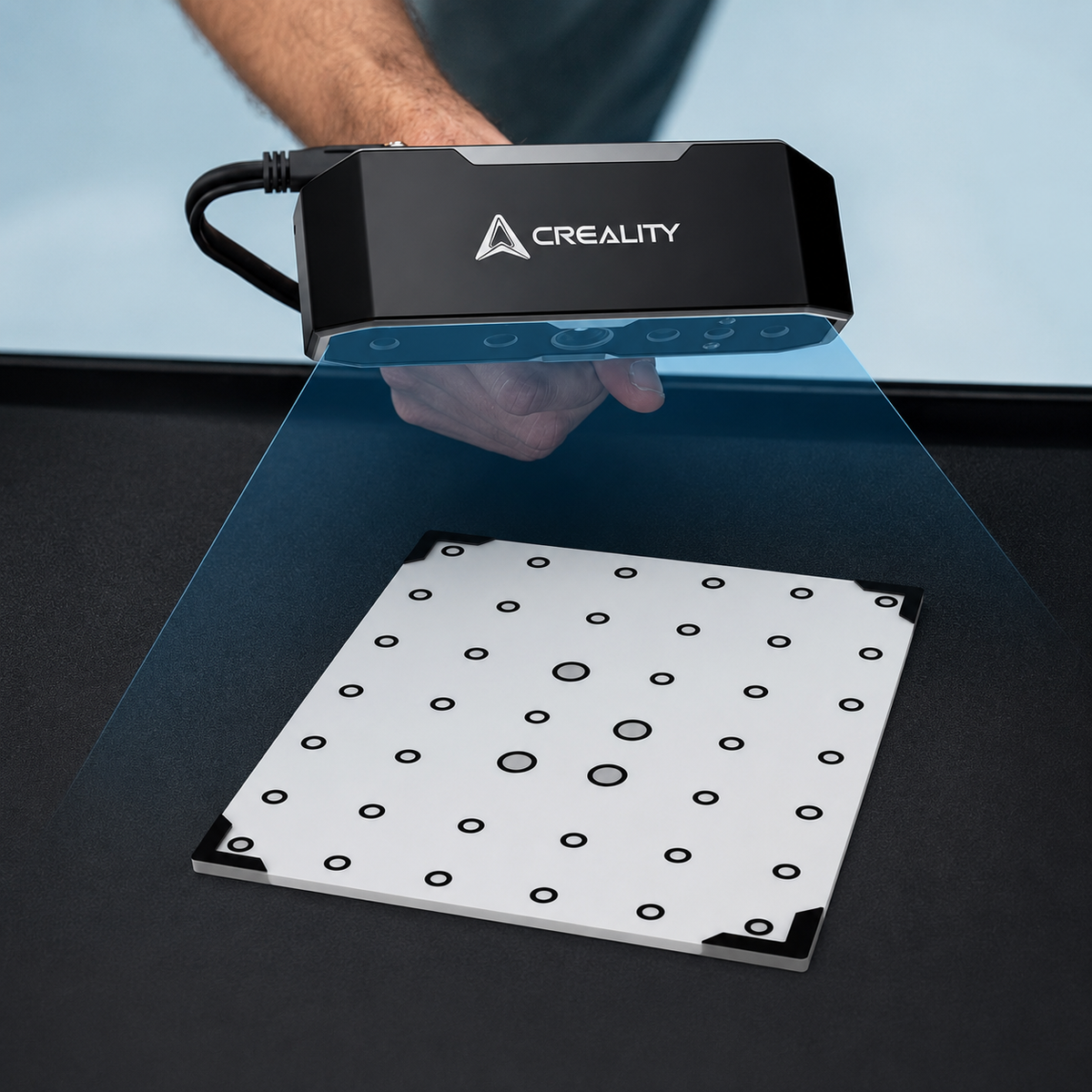 Placa de Calibração Creality RaptorX para Scanner 3D