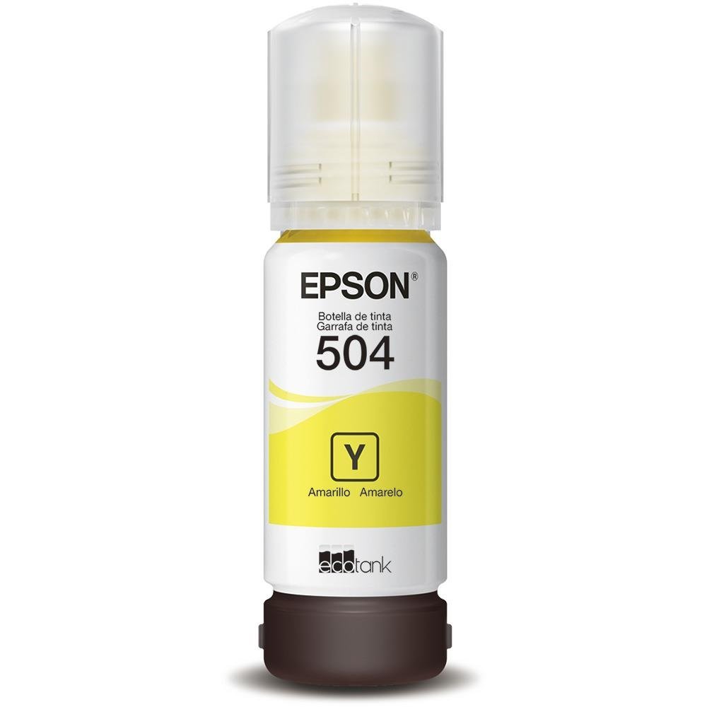 Refil de Tinta Epson T504420 Amarelo para L4260 L14150 L6270