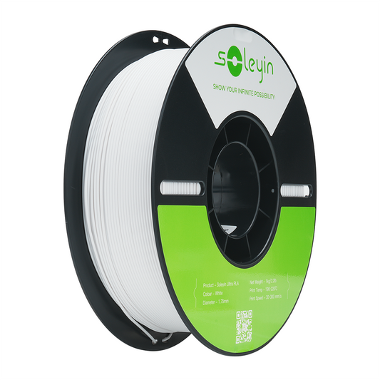 Filamento 3D Creality Soleyin Ultra PLA White (Branco) 1.75mm 1Kg